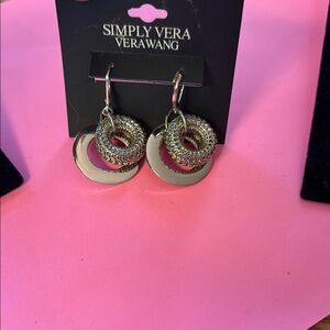 Simply Vera Vera Wang silver-Tone Hoop Earrings NWT